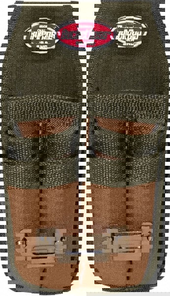 Tool Pouch: 1 Pocket, Polyester, Brown